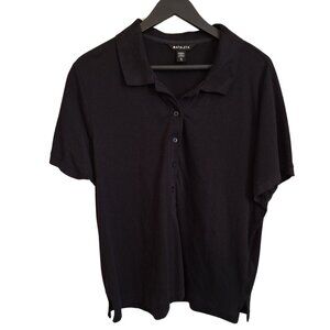 Athleta Women's Short Sleeve Pique Polo Shirt XL